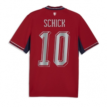 Billige Fotballdrakt Tsjekkia Patrik Schick #10 Replika Hjemmedrakt VM 2026 Kortermet